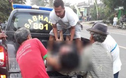 Tabrak Lari di Ngawi, Seorang Pengendara Motor Luka Berat