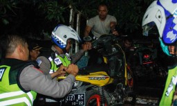 Gerebek Balap Liar di Mojokerto, Puluhan Motor Diamankan