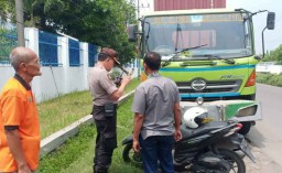Polisi Temukan Truk Kontainer yang Dibajak Sopirnya di Sidoarjo