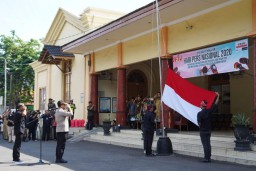 Peringati HPN 2020, Wartawan Kota Probolinggo Gelar Upacara Bendera