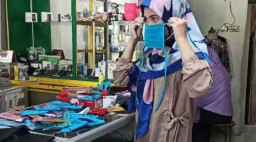 Masker Langka di Ponorogo, Penjahit ini Bikin dari Kain Perca