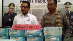 Peredaran Ribuan Masker Bekas di Madiun Dibongkar, 2 Orang Ditangkap