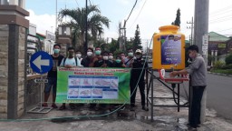 Cegah Corona, Pemuda Kota Probolinggo Pasang Wastafel Portable