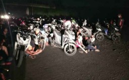 Balap Liar saat Wabah Corona, Ratusan ABG di Sidoarjo Diamankan