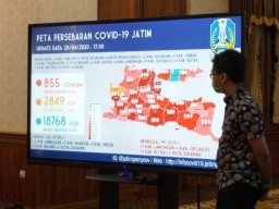 Positif Covid-19 di Jatim hingga 28 April Capai 855 Orang