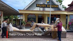 Video: Balon Udara Disita Polisi