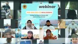 Kampus di Surabaya ini Gelar Webinar Strategi Peningkatan Kinerja UMKM