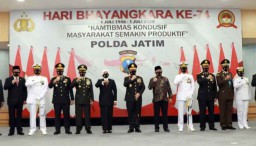 Harapan Khofifah untuk Polri di Hari Bhayangkara ke-74