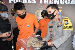 Simpan Sabu dalam Sandal, 3 Pengedar asal Trenggalek Dibekuk