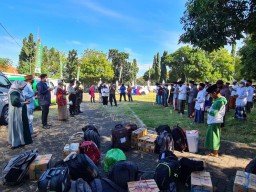 Balik Pondok, Ratusan Santri di Probolinggo Pakai Protokol Kesehatan
