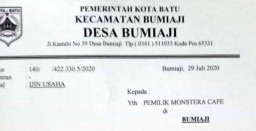 Pemdes Bumiaji Keluhkan Beroperasinya Cafe yang Diduga Tak Berizin