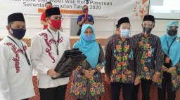 Teno-Hasjim Pasangan Pertama Daftar ke KPU di Pilwali Pasuruan 2020