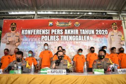 Angka Kriminalitas dan Laka Lantas di Trenggalek Menurun