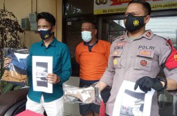 Pemotor Ancam Pengemudi Wanita di Gresik dengan Paving Ditangkap