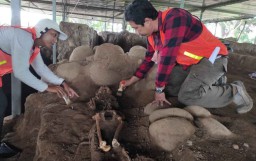BPCB Jatim Temukan Kerangka Manusia di Situs Kumitir Mojokerto