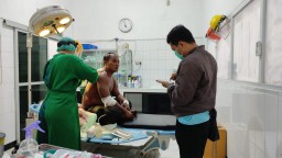 Duel Sesama Nelayan, Satu Orang Luka Tusuk dan 1 Buron