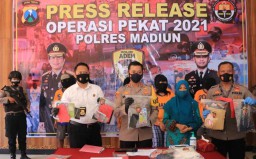 Operasi Pekat Semeru di Madiun, Bisnis Prostitusi hingga Pelaku Curas Ditangkap