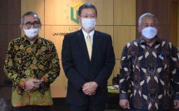 Konjen Takeyama Kenichi Bahas Program Pertukaran Mahasiswa ke Jepang