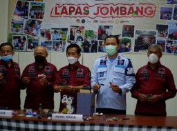Kemenkumham Jatim Geledah Blok Hunian Lapas Jombang, Ini yang Ditemukan Petugas