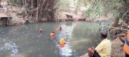 Bocah SD Tenggelam Saat Mencari Ikan di Sungai Desa Patihan Kidul Ponorogo