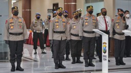 Pelantikan Enam Kapolres, Ini Perintah Kapolda Jatim