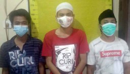 3 Karyawan Freelance Curi Satu Roll Kabel Telkom di Surabaya