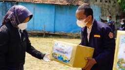 Pemkot Mojokerto Gandeng Kartar Bagi Paket Vitamin hingga Masker