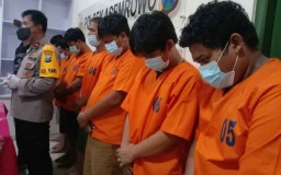 Curi Plat Besi Ratusan Juta, 7 Karyawan Perusahaan di Surabaya Diamankan