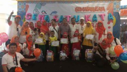 Asyiknya, Anak TK Belajar Biota Laut dengan Lomba Mewarnai