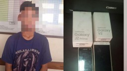 Seorang Diri, Pelajar SMP Bobol Counter HP