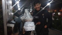 Pemudik Kreatif, Tempel Curahan Isi Hati di Motor