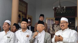 Cawapres Ma'ruf Amin di Malang Doakan Korban Jatuhnya Pesawat Lion Air