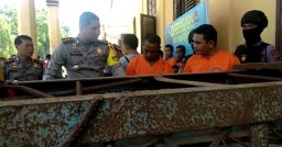 Dua Pemuda Curi Besi Penyangga Girder Proyek Tol Pasuruan-Probolinggo