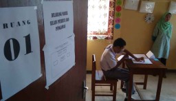 Satu Siswa Tunanetra di Tulungagung Ikuti Ujian Nasional