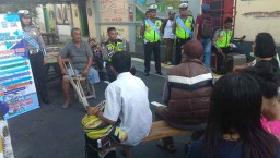Pelanggar Lalu Lintas di Blitar Dengarkan Kesaksian Korban Kecelakaan