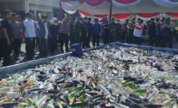 Operasi Pekat Semeru 2019, Polda Jatim Musnahkan Barang Bukti