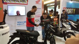 MPM Pamerkan Rangka Baru All New Honda BeAt 2020 di Surabaya