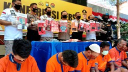 Terlibat Peredaran Narkoba di Gresik, 30 Orang Diringkus