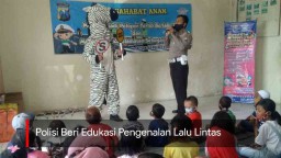 Video: Polisi Beri Edukasi Pengenalan Lalu Lintas 