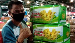 Jahe Lokal Langka, Pedagang di PIOS Datangkan dari Cina