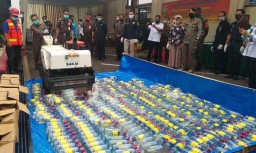 Narkoba dan Miras Ilegal di Kota Batu Dimusnahkan