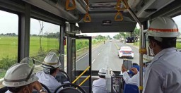 Dipesan Kongo 300 Unit, Bus Listrik Bertenaga Baterai Diuji Coba