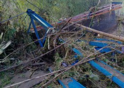 Dua Jembatan di Kabupaten Magetan Putus akibat Terjangan Banjir