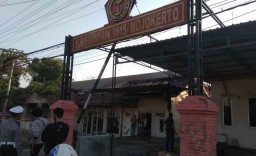 Gedung Tempat Istirahat Anggota Garnisun di Kota Mojokerto Terbakar