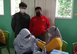 BIN Jatim Gelar Vaksinasi Dosis Kedua di Gresik