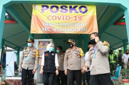 Kapolda Jatim Cek Sarana Kampung Tangguh Semeru di Bojonegoro