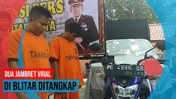 Video: Dua Jambret Viral di Blitar Tertangkap