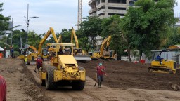 Recovery Jalan Raya Gubeng Ambles, Risma: Malam ini Diaspal
