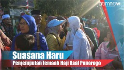 Video: Suasana Haru Penjemputan Jemaah Haji Asal Ponorogo