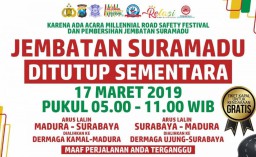 Jembatan Suramadu Akan Ditutup, Ingat Hari dan Tanggalnya
